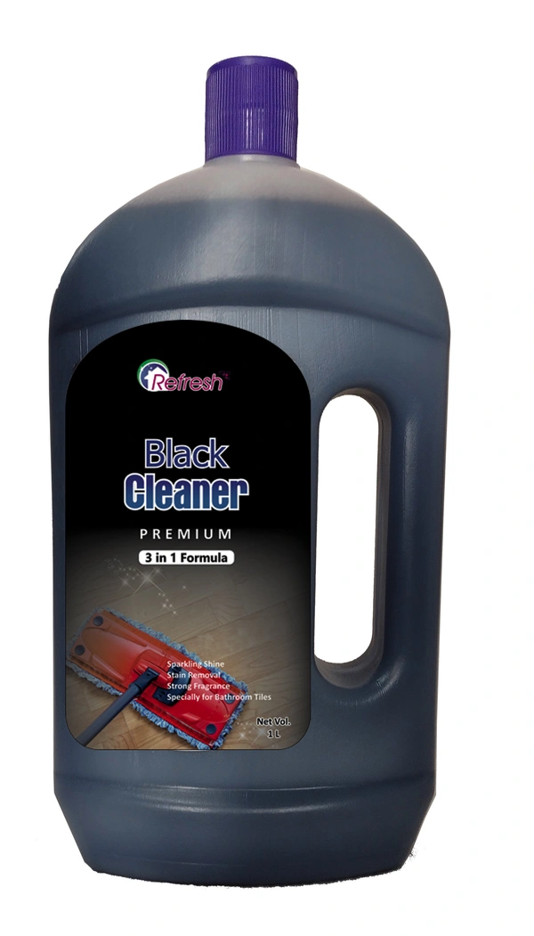 Refresh Premium Black Cleaner (Bathroom) - 1L - Black