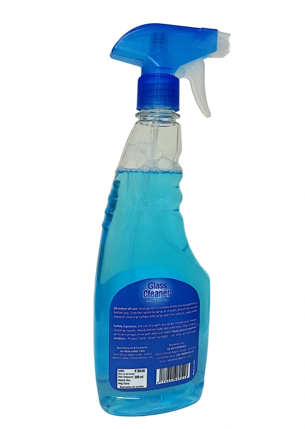 Refresh Glass & Multi-Surface Cleaner 500ml - Royal Blue