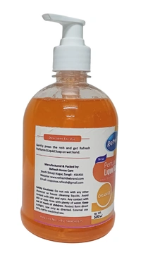 Refresh Perfumed Liquid Soap (Hand Wash) - Orange 500ml - Tangerine