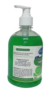Refresh Perfumed Liquid Soap (Hand Wash) - Green Apple 500ml - Japanese Laurel