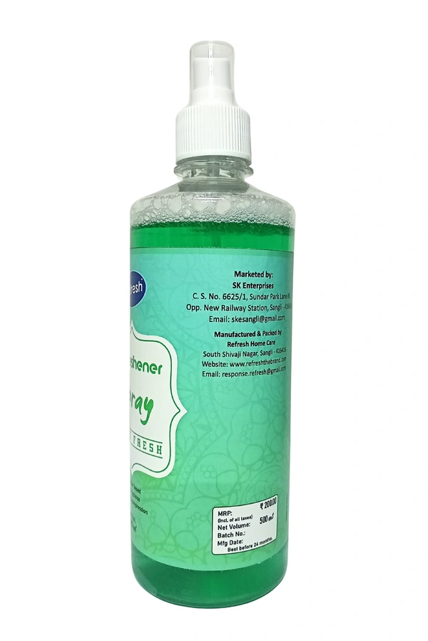 Refresh Air Freshener - Green Fresh 500ml - Japanese Laurel