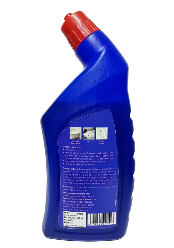 Refresh Hattrik Toilet Cleaner 500ml - Ultramarine