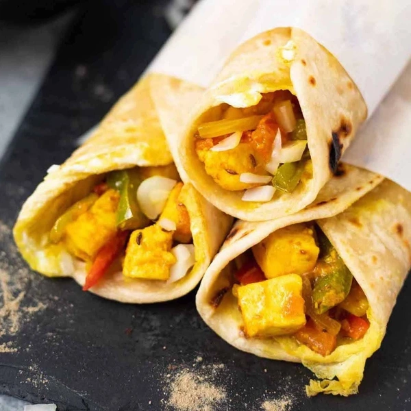 Smart Egg Roll Paneer kathi Roll
