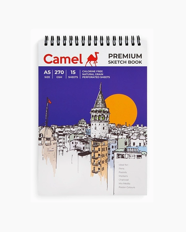Camel Premium Sketch Book 270 GSM Individual Book A5