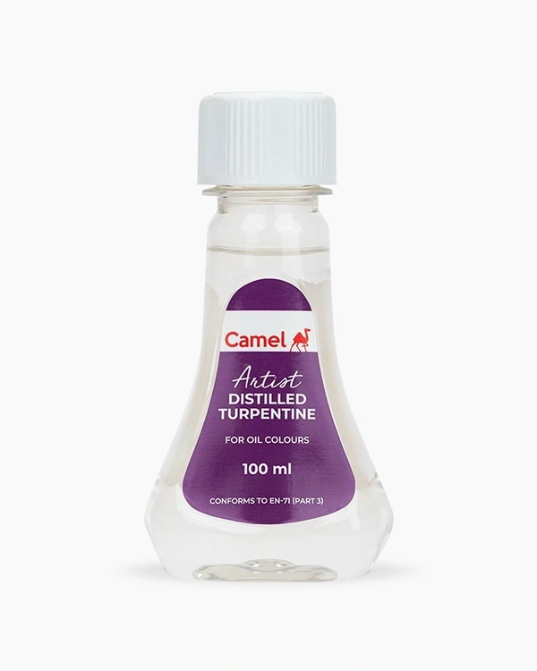 Camel Distilled Turpentine Individual bottle of 100 ml