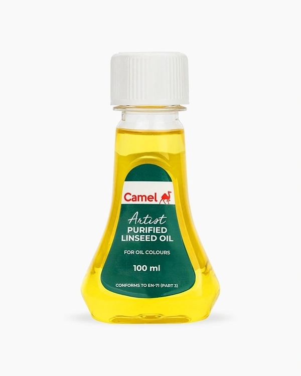 Camel Purified Linseed Oil Individual bottle of 100 ml