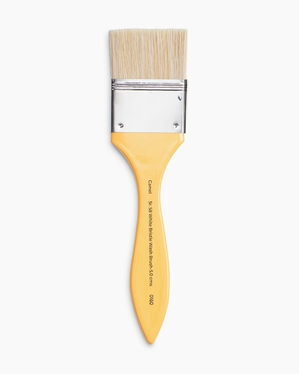 Camel White Bristle Wash Brushes Individual brush 5.0 cm, Series 58
