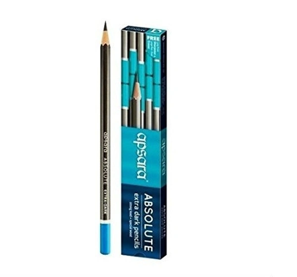 Apsara Absolute Extra Dark Pencils - Pack Of 10