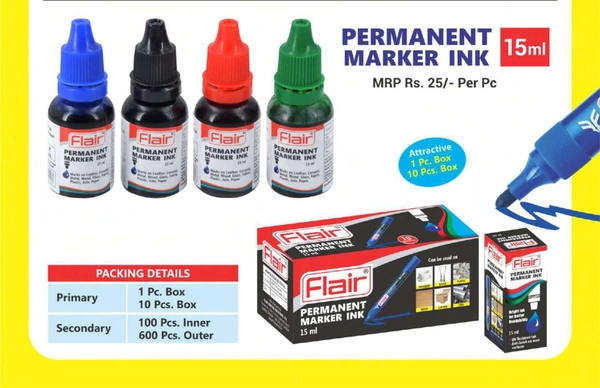 Flair Permanent Marker INK - RED
