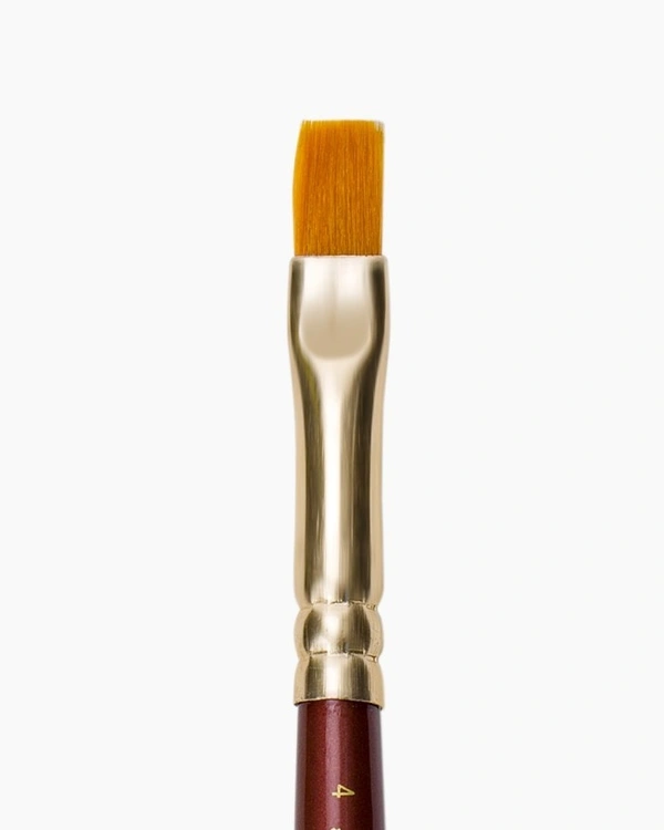 Camel Synthetic Gold Brush No.4 Flat - Series 67