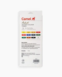 Camel  Artist  Water  Colours  Assorted  pack  of  tubes,  12  shades  in  9  ml 