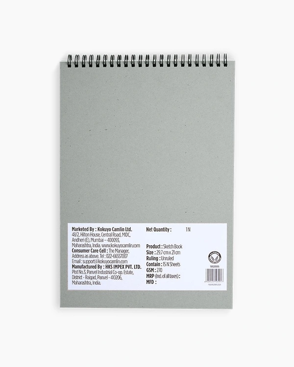 Camel Premium Sketch Book 270 GSM Individual Book in A4