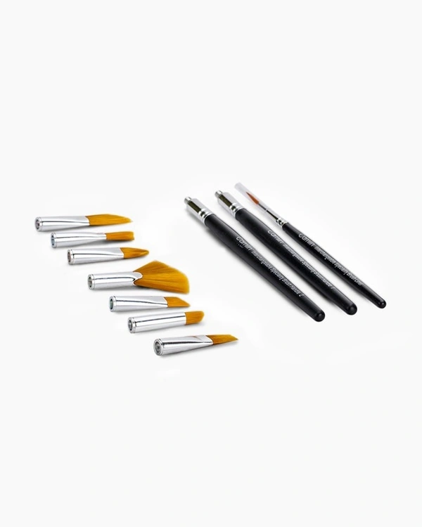 Interchangeable  Speciality  Brushes  Assorted  pack  of  8  brushes 