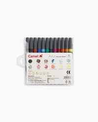 Camel  Artist  Brush  Pens  Assorted  pack  of  12  shades
