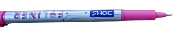 Doms F9 Liner Set of 10 Assorted Shades| 0.5 mm Unique Push Resistant Metal Tip| Water Based Ink| Ideal For Writing, Drawing & Sketching
