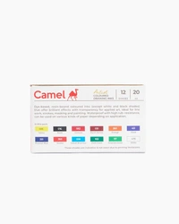 Camel  Coloured  Drawing  Inks  Assorted  pack  of  12  shades  in  20  ml 