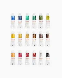 Camel  Artist  Water  Colours  Assorted  pack  of  tubes,  18  shades  in  9  ml 