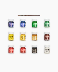 Camel  Premium  Poster  Colours  Assorted  pack  of  12  shades  in  10  ml  with  Brush 