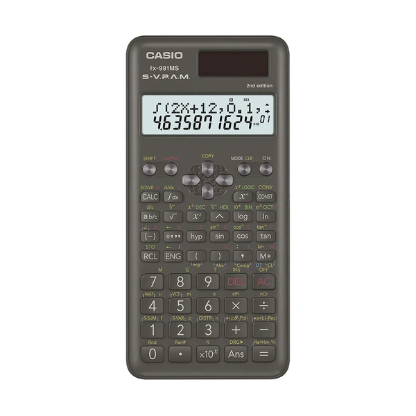  Casio FX-991MS 2nd Gen Non-Programmable Scientific Calculator, 401 Functions and 2-line Display
