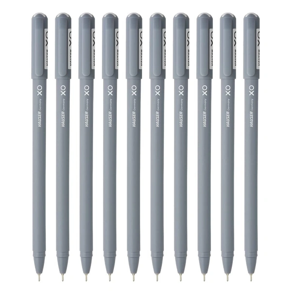 Hauser XO Black Ball Pen Pack of 10 Pens
