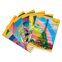 Navneet Youva  A4 Size - 21 Cm X 29.7 Cm | 172 Pages |  Soft Bound Long Book | Rainbow Design Notebook For Students | Single Line | 172 Pages | Pack Of 6