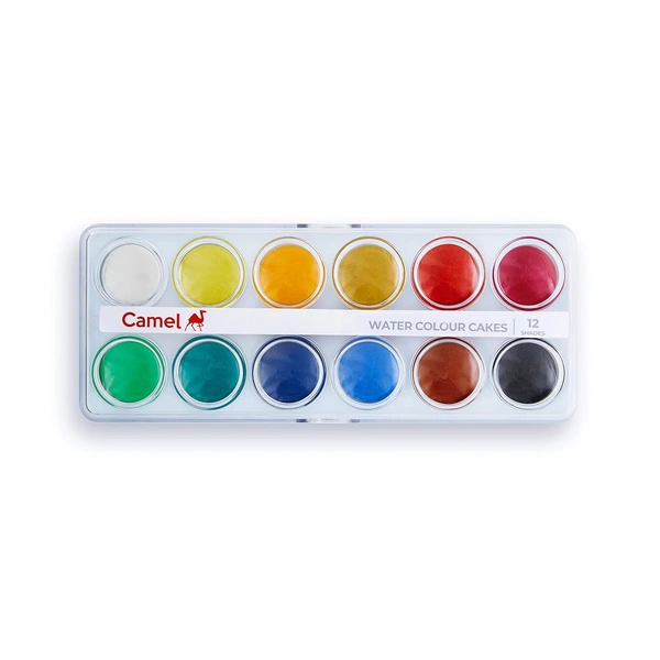 Camel Student Water Color Cakes - 12 Shades