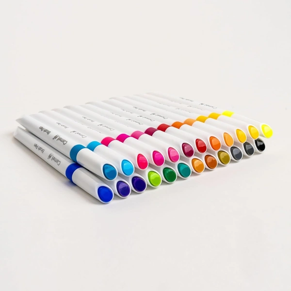  Camlin Brush Pens|24 Shades|Multicolor