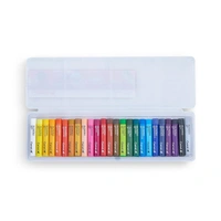 Camlin Oil Pastel With Reusable Plastic Box - 25 Shades - Assorted