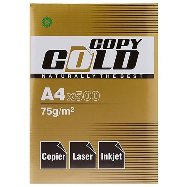 Copy Gold A4 Copier Paper, 75 GSM, 500 Sheets (10 Ream)