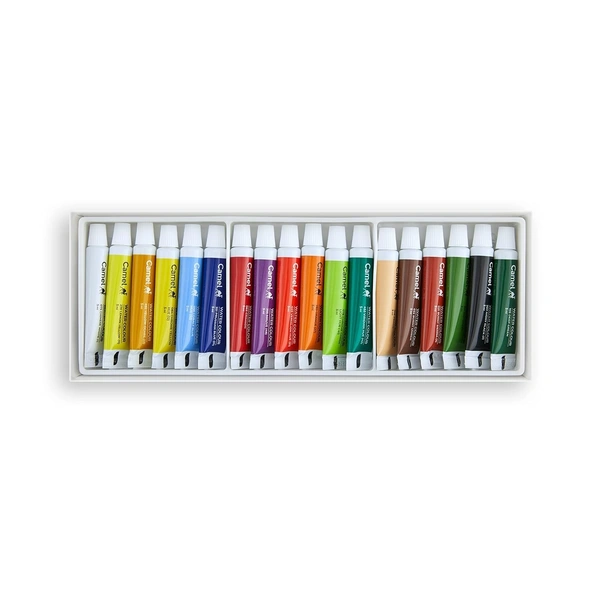 Camel Student Water Color Tube-5Ml Tubes,18 Shades,Multicolour