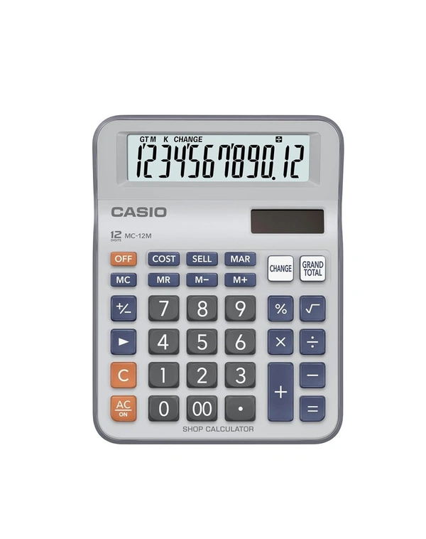 Casio MC-12M Shop Calculator
