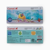  Camel Student Water Color Tube-5Ml Each,12 Shades,Multi