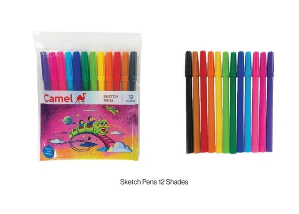 Camel Sketch Pens 12 Shades