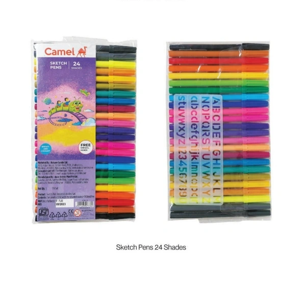 Camel Sketch Pens 24 Shades
