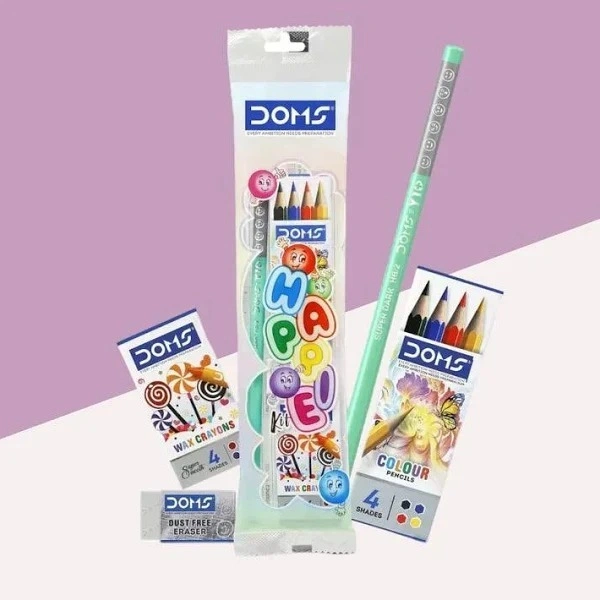 Doms Happie Stationery Kit (Multicolor)