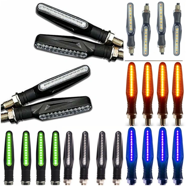 Bike Indicators Set (Pack Of 4) - Orange