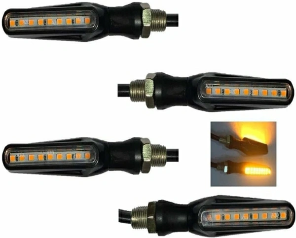 Bike Indicators Set (Pack Of 4) - Orange