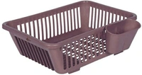 3in1 Dish Drainer Rack - Brown