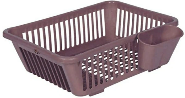 3in1 Dish Drainer Rack - Brown