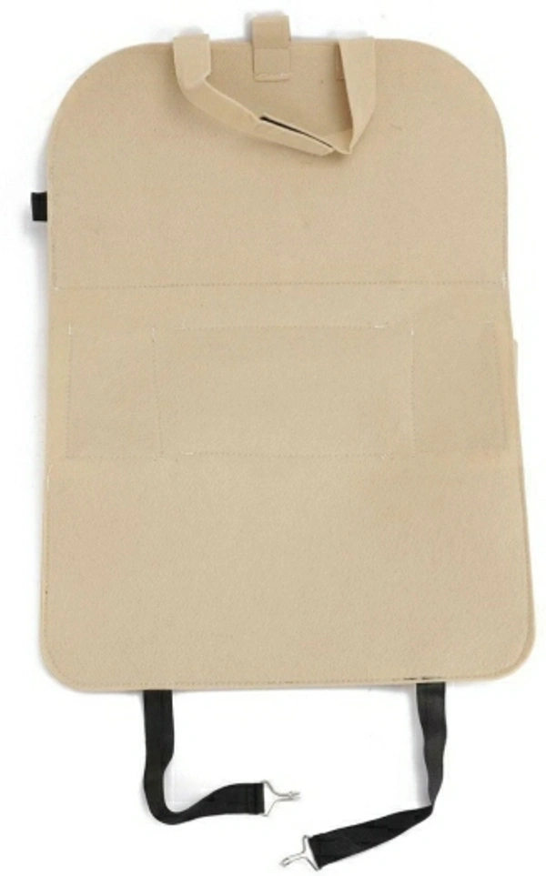 Car Seat Back Organizer-1Pc  - Cream