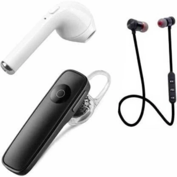 3in1 Combo Set Bluetooth Headset 