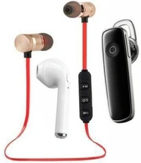3in1 Combo Set Bluetooth Headset 