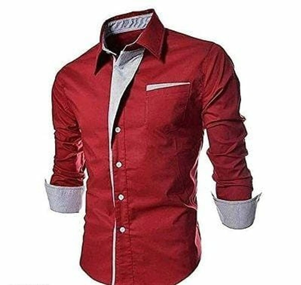 Solid Shirt (Maroon) - M