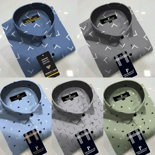 Casual Shirt - Dove Gray, M