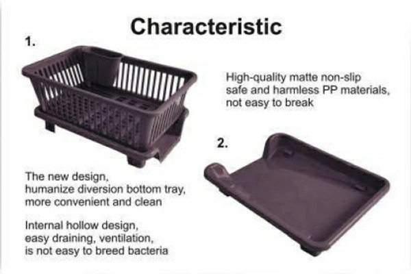 3in1 Dish Drainer Rack