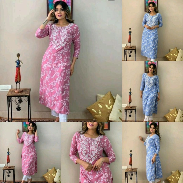 Kurta With Bottomwear  - Lavender Rose, XL