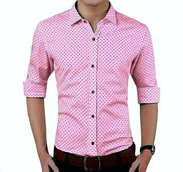 Men's Shirt  - 38, Blush Pink