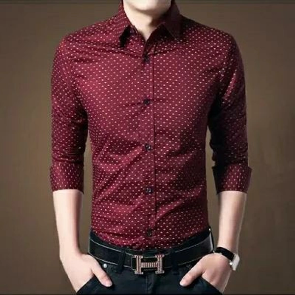Men's Shirt  - 42, Maroon