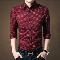 Men's Shirt  - 38, Navy Blue