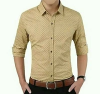 Men's Shirt  - 38, Navy Blue